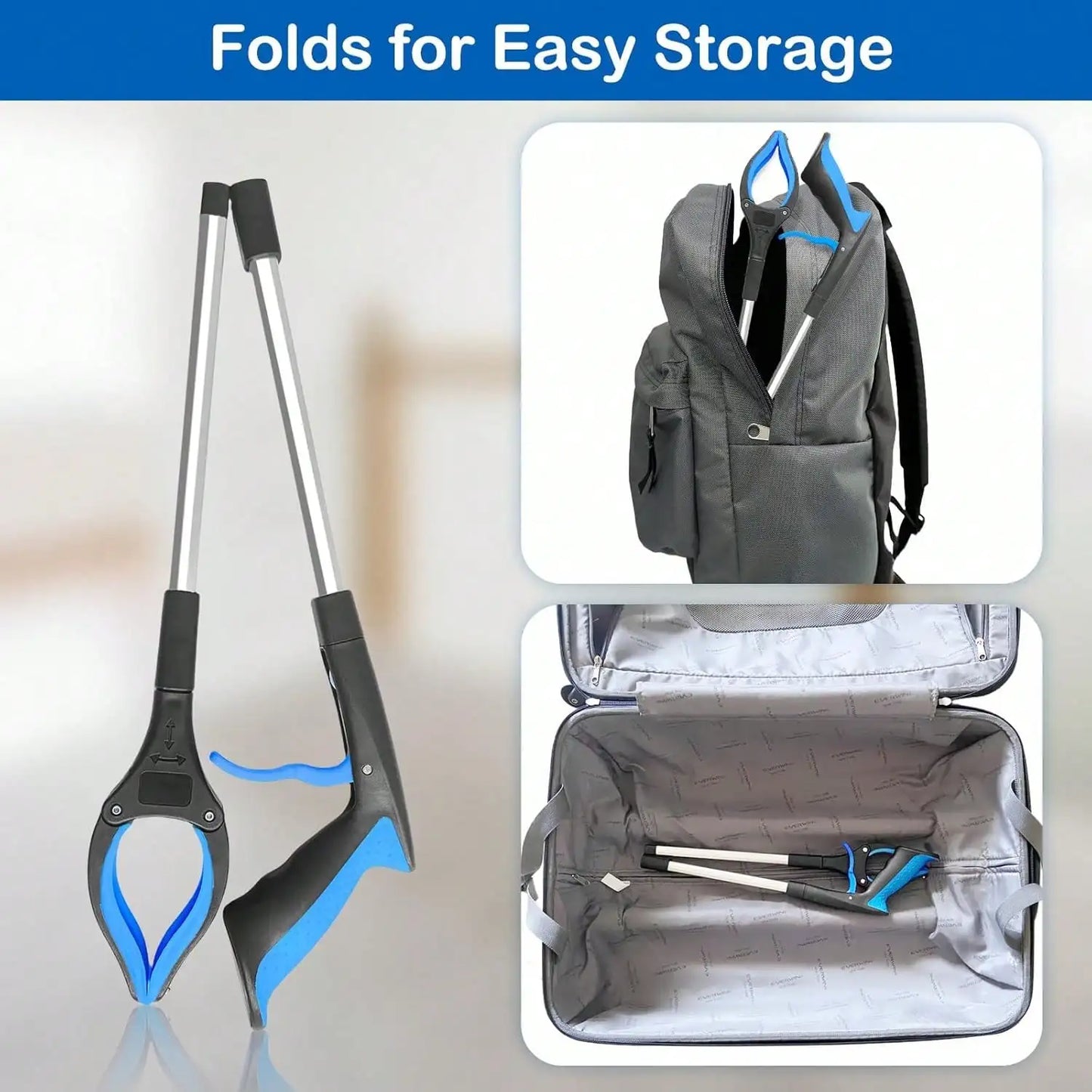 32" Foldable Reacher Tool