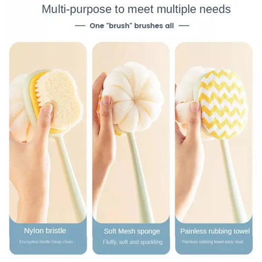 Long Soft Hair Bath Brush Doubleside