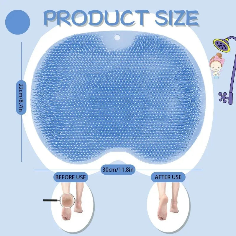 Silicone Non-slip Foot Basin Cleaning Pad