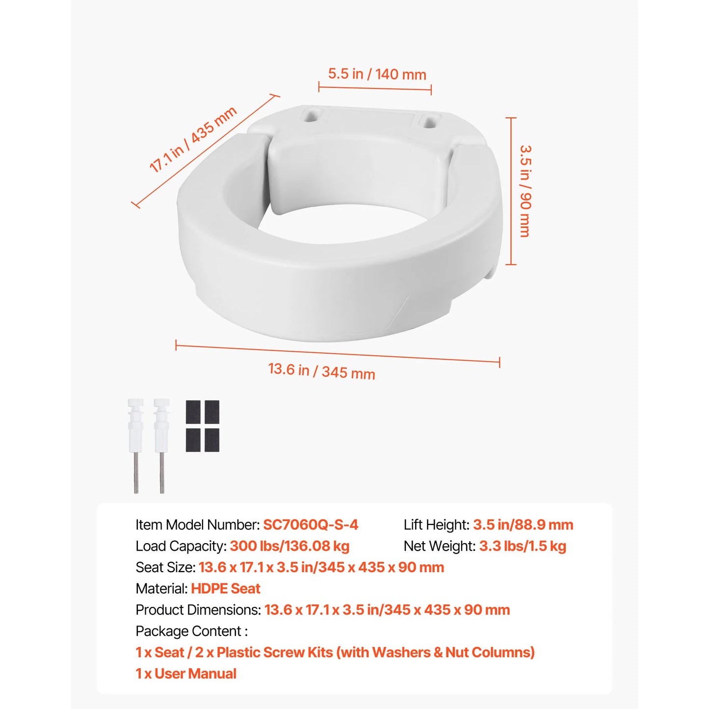 Raised Toilet Seat