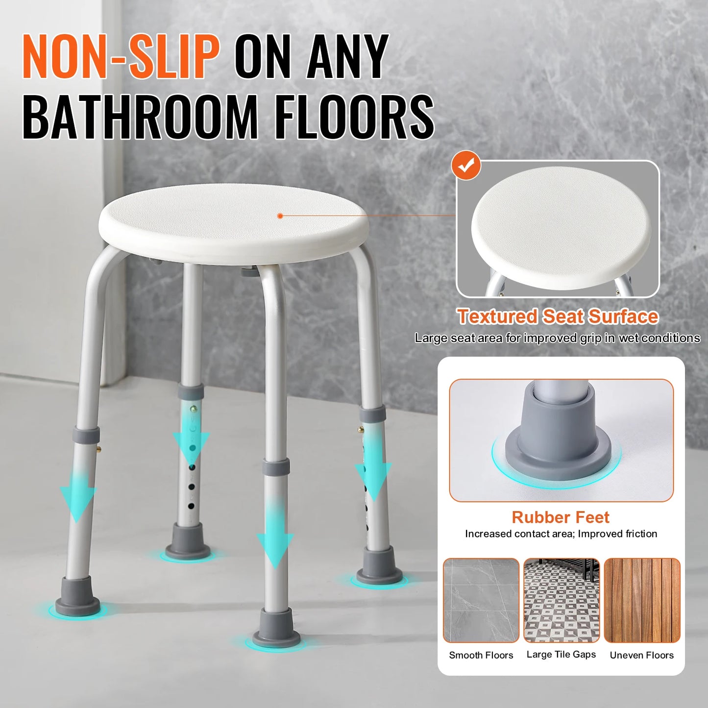 Adjustable Shower Chair
