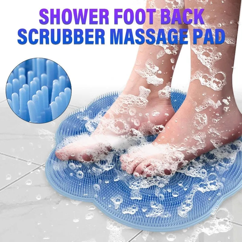 Silicone Non-slip Foot Basin Cleaning Pad