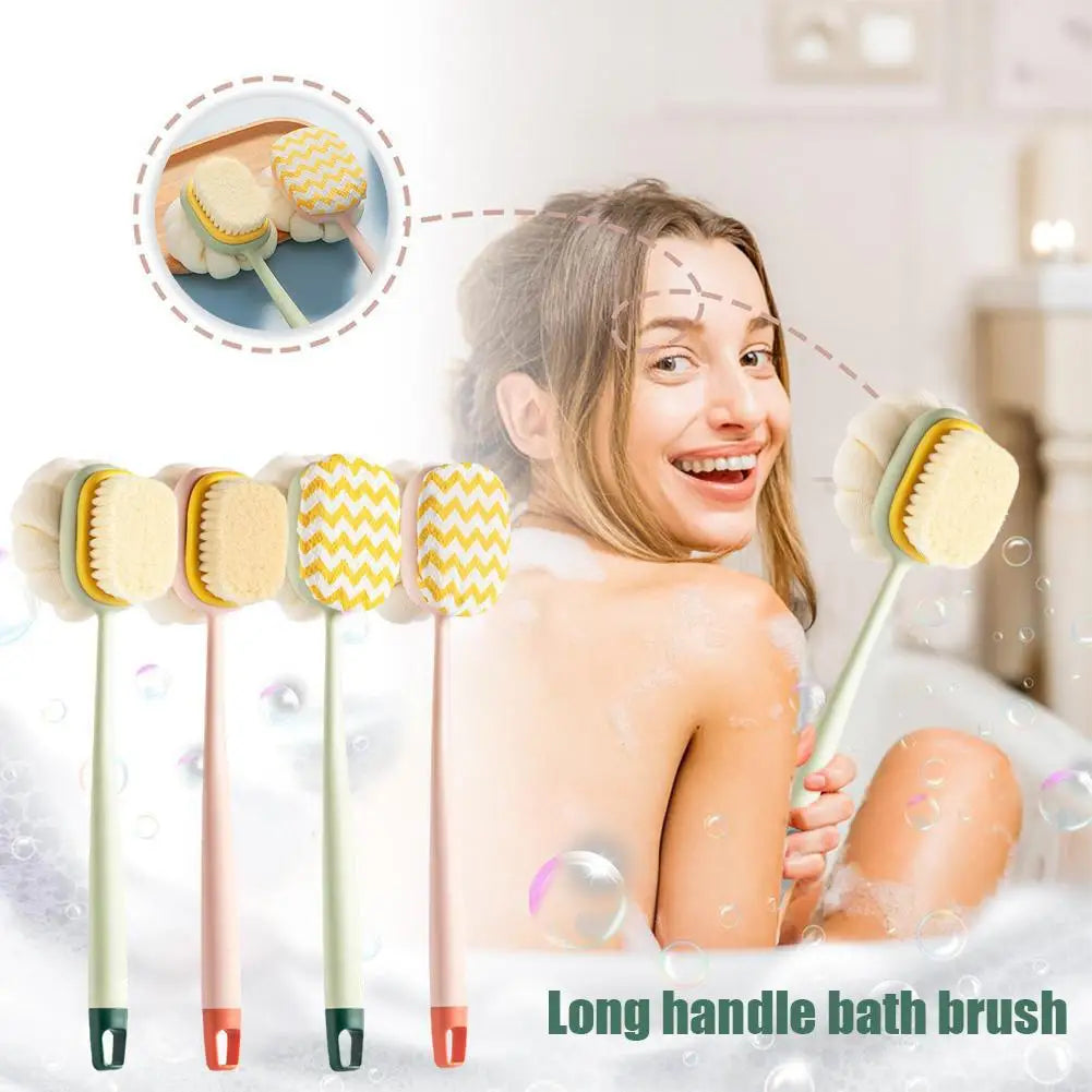 Long Soft Hair Bath Brush Doubleside