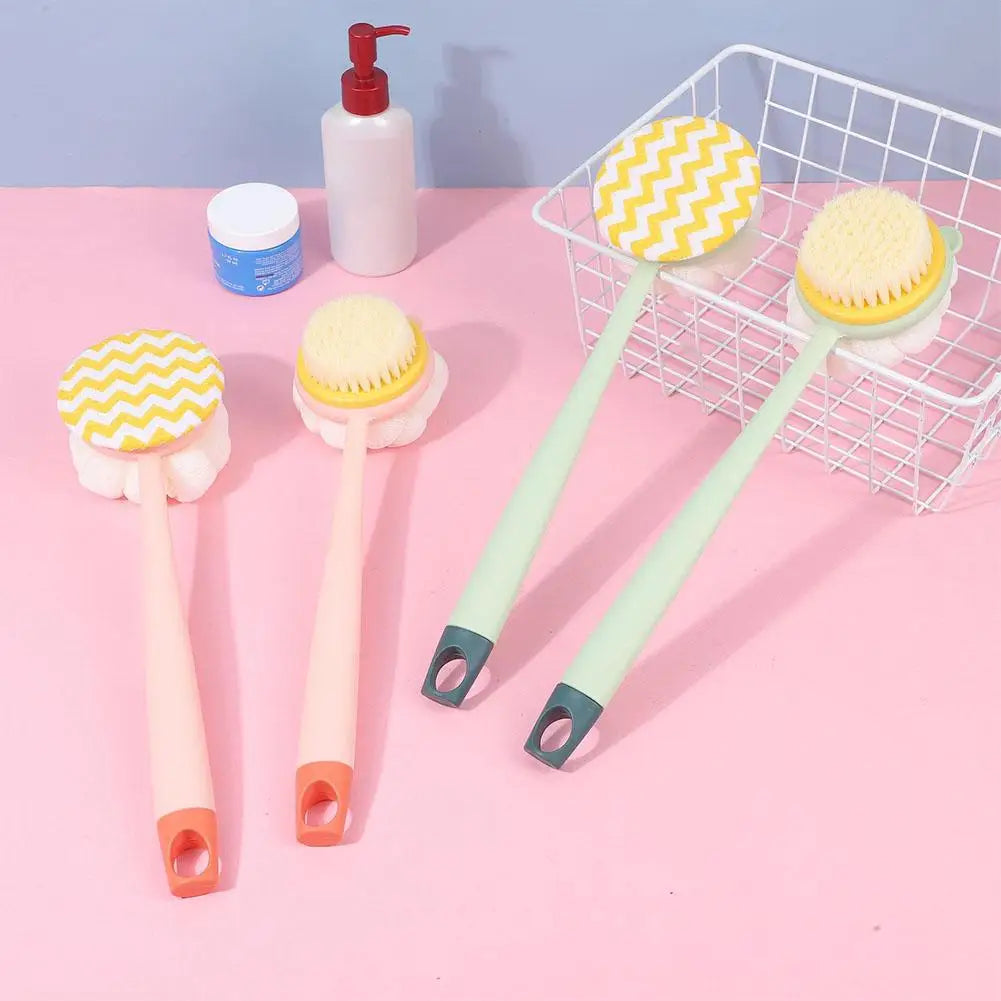 Long Soft Hair Bath Brush Doubleside