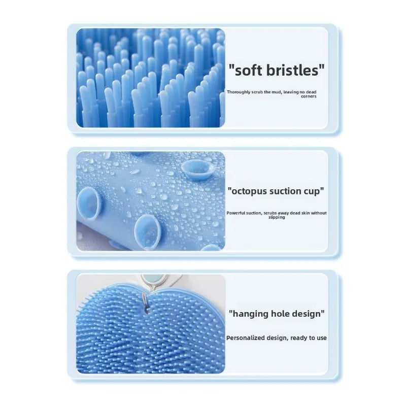 Silicone Non-slip Foot Basin Cleaning Pad