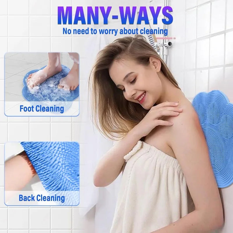 Silicone Non-slip Foot Basin Cleaning Pad